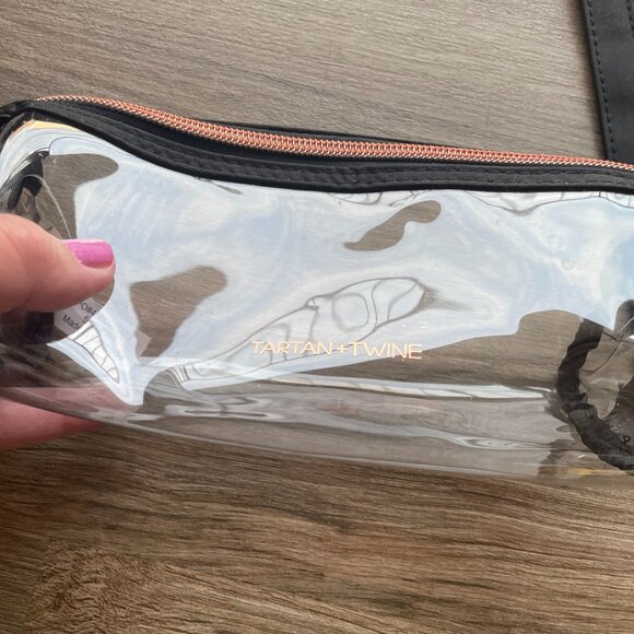 2 Tartan + Twine Clear PVC Basics Clutch & Pencil Bags  $13 - Picture 5 of 8